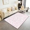 Erosebridal Lucky 8 Ball Area Rugs for Living Room 3x5 Leopard Print Cherry Non Slip Rug Trendy Cheetah Decorative Washable Rug Modern Funky