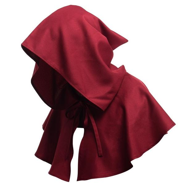 Mantello per costume medievale di moda di Halloween, mantello per vestire, mantello di Halloween, costume cosplay, mantello per donne e uomini