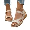 New Velcro sandals reinforced stitching fish mouth platform women's sandals