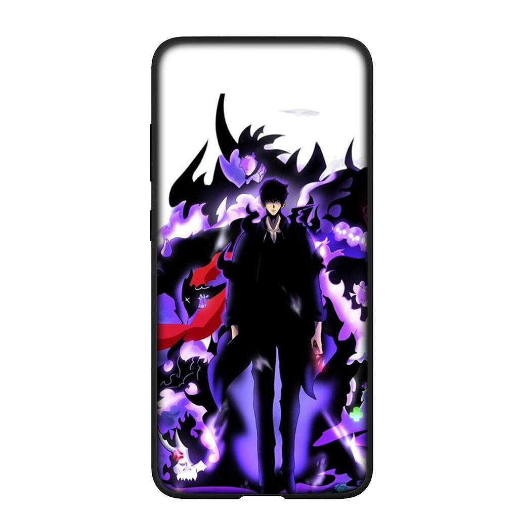 Case for Samsung Galaxy S25 S23 S22 S24 Ultra FE A05 A06 A15 A16 A36 A37 A35 A54 A55 A56 A57 A25 A26 A53 A17 Cartoon Solo Leveling Sung Jin woo Cover