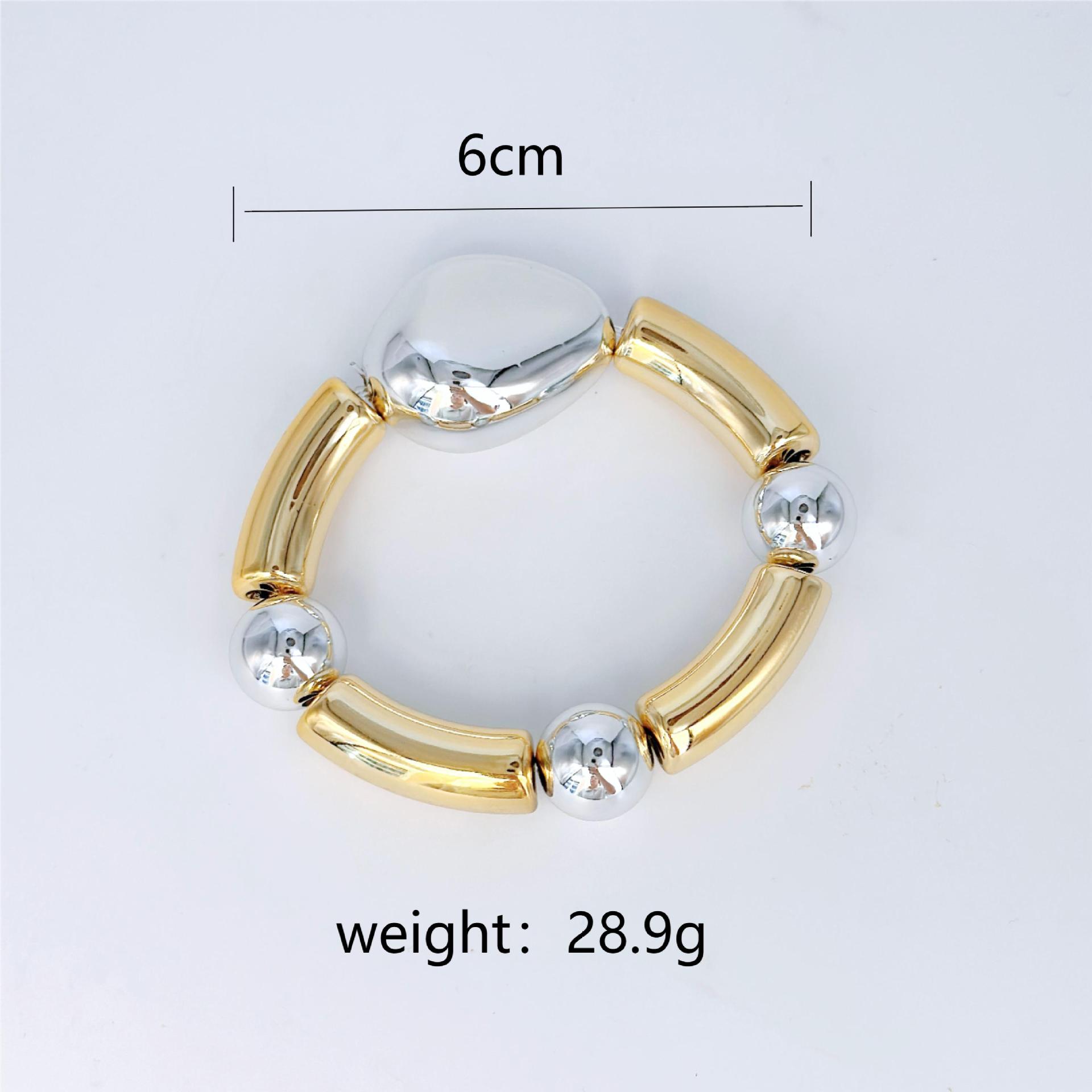 

Ниша металлическая текстура гладкий эластичный браслет браслет женская повседневная одежда аксессуары женщины