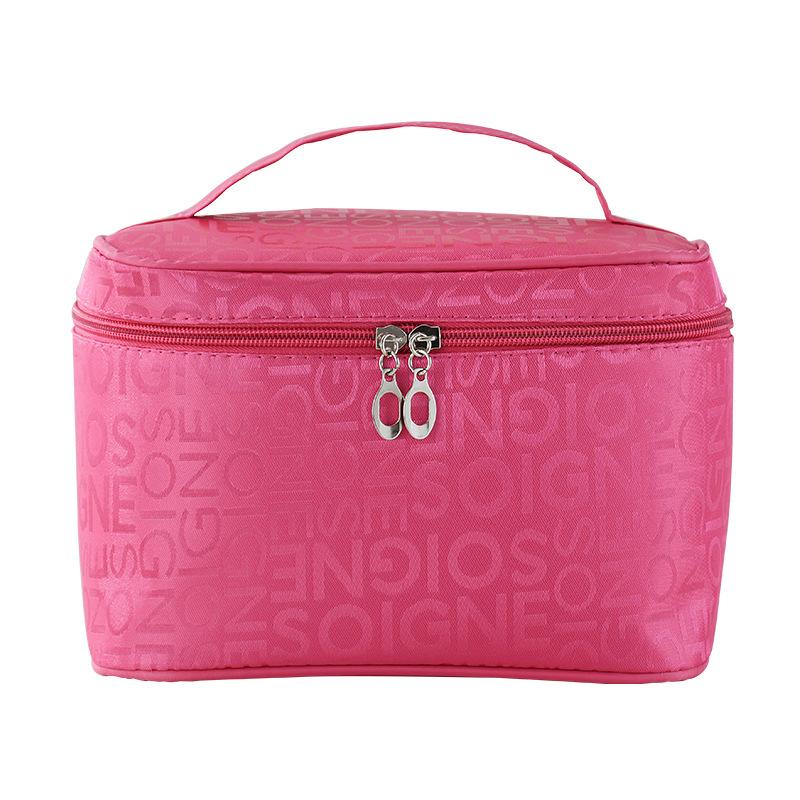 Women Cosmetic Bag Portable Cute Multifunction Beauty Zipper Travel Letter Makeup Bags Pouch Toiletry Organizer Holder Toiletry