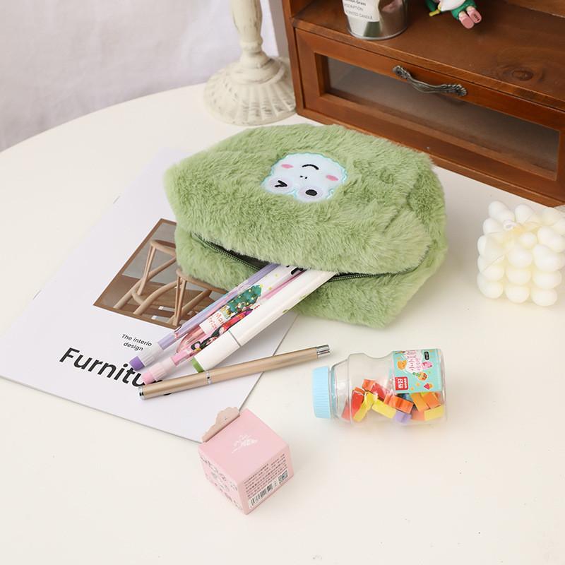 Plush Makeup Bag With Lotso Rabbit Print For Travel And Storage For Women