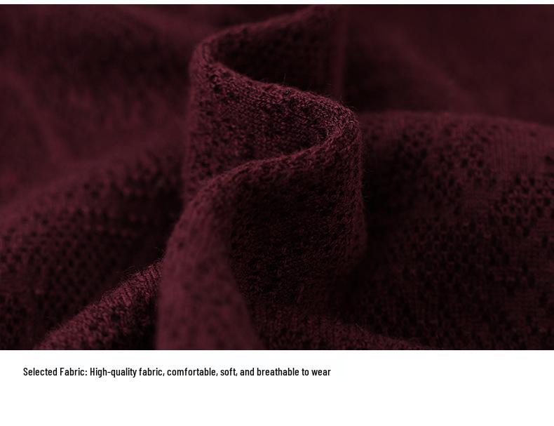 2025 Elegant Plus Size Woolen Knit Dress: Winter Slimming Long Skirt