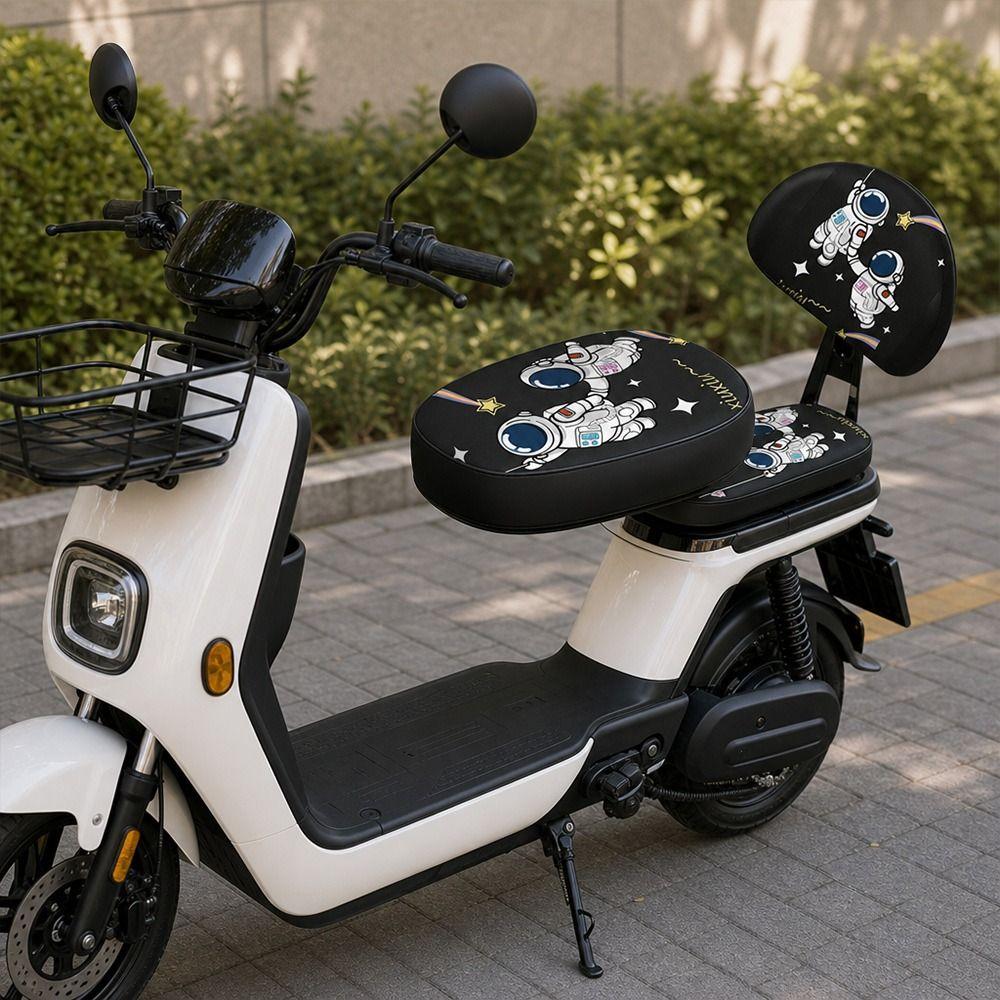 Cartoon Print Electric Bike Seat Cover Waterproof Seat Cushion Cover Electric Scooter