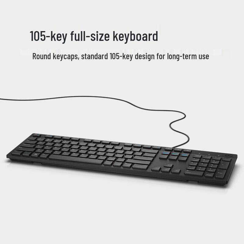 Dell MS116 Wired Mouse and KB216 Wired Keyboard Business Office Set