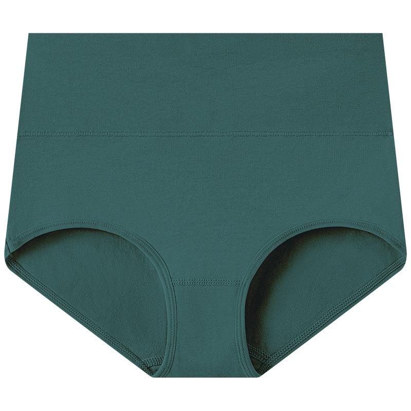 Pure Cotton Women Panties P lus Size Briefs High Waist Underwear Ladies Comfy Underpants