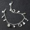 Hot-selling Silver Fashion Thirteen Pendant Bracelet Women's Multi-element Jewelry