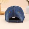 Diamond-encrusted Butterfly Baseball Cap European and American Fashion Pure Cotton Denim Fringed Rhinestone Cap Batch