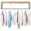 Day and Night - Day and Night Coat Rack with Natural Edge Solid Acacia Wood 100x35x22 Cm