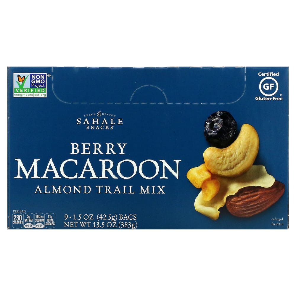 Sahale Snacks Berry Macaroon Almond Trail Mix, 9-Pack (42.5g per pack) 382.5g - 1 ea