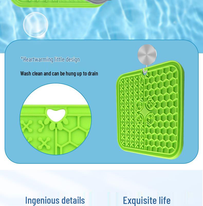 Pet Silicone Suction Lick Pad & Slow Feeder Mat