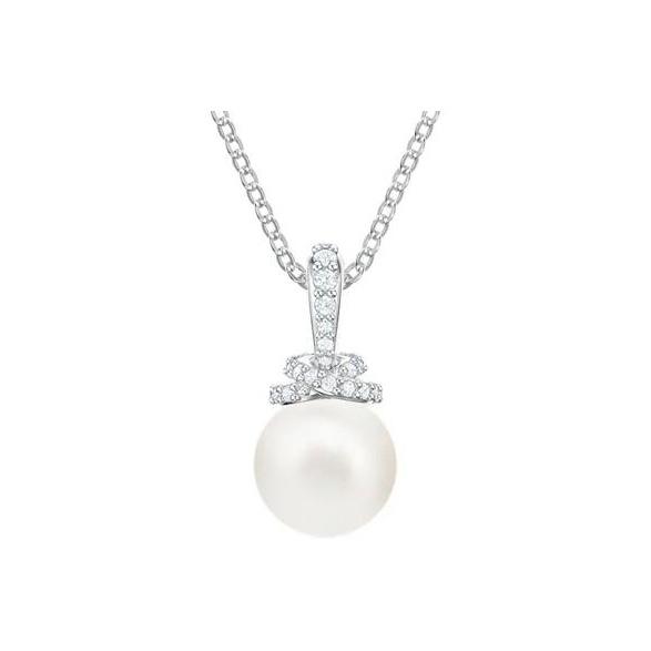 

Swarovski Pearl Necklace Women necklaces Silver 5452584 Box