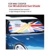 Car Windshield Sunshade Cover Blocks UV Ray Reflector For Mini Cooper One R50 R53 R56 R60 F55 F56 R58 R59 Front Window SunShadeWindshield Sunshades 1