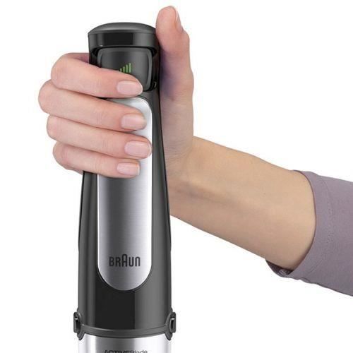 Mixeur plongeant - braun - mq 7000x - 0,6 l - 850w - noir