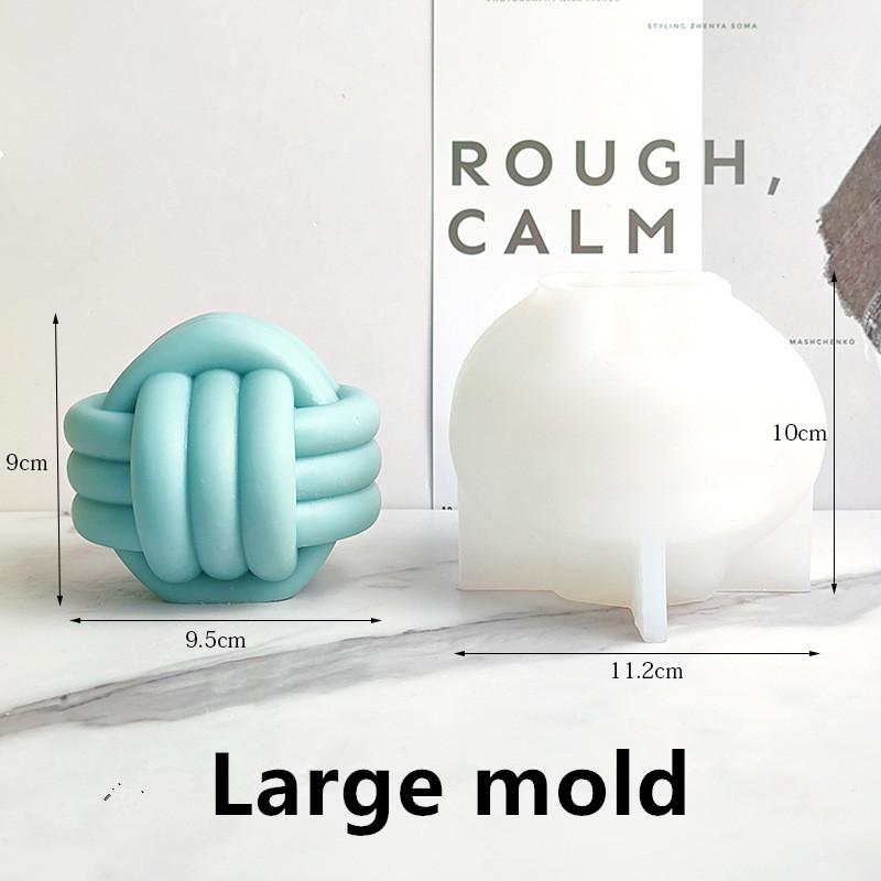 Römisch gestreifte zylindrische Kerze Silikonform Seilknoten Kerze Silikonform Spitzstreifen geometrische Form Acryl PC Form