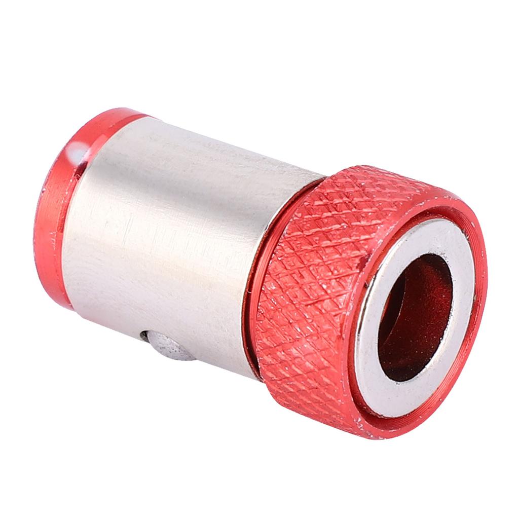 5Pcs Screwdriver Magnetic   Anti Slip Aluminum Alloy Accessories(Red)