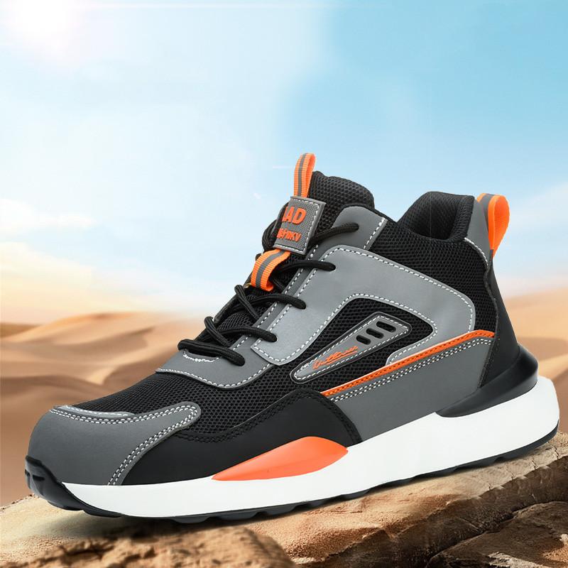 men casual plastic toe covers work safety boots tooling security insulated shoes autumn winter safe ankle botas protect footwear