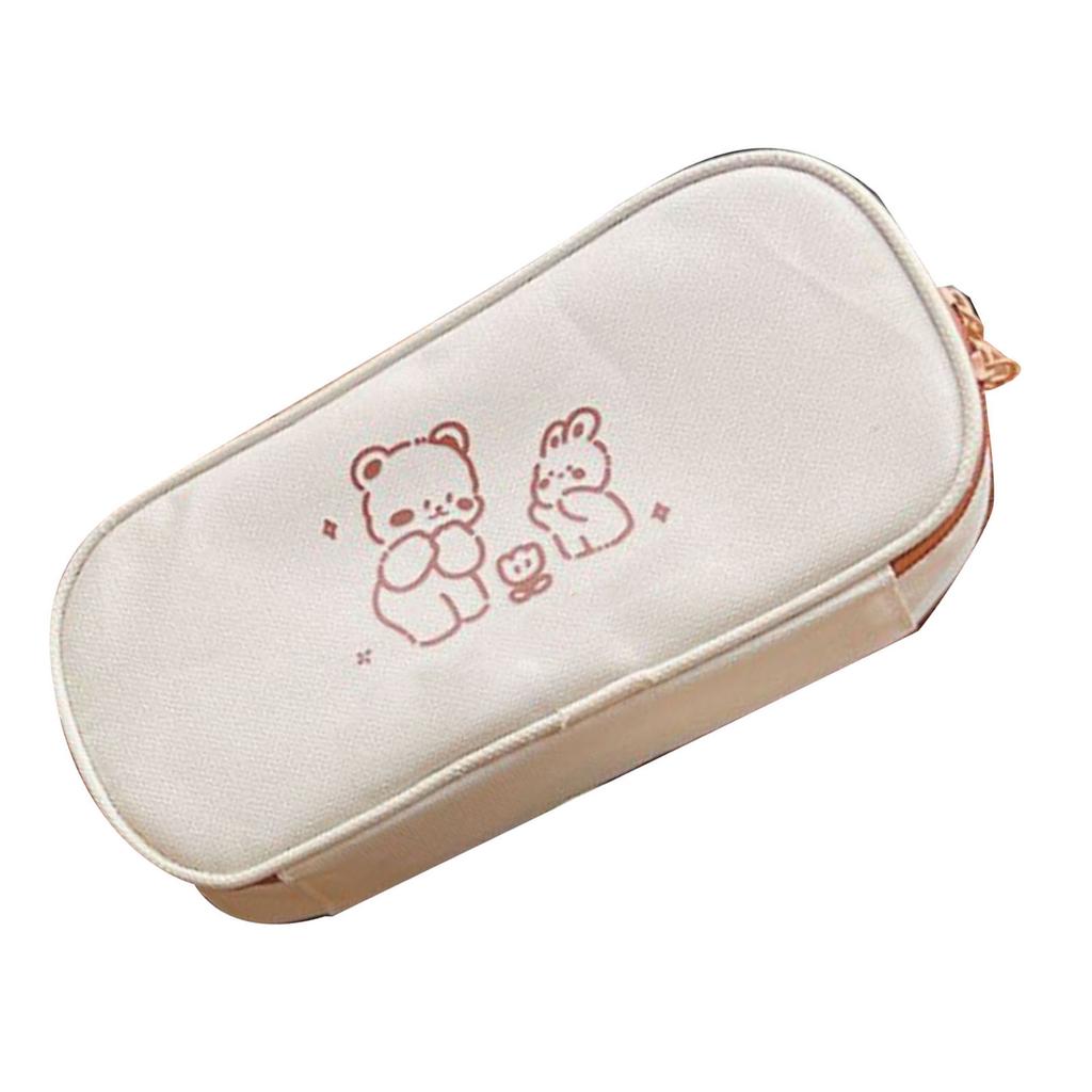 Pencil Bag Cute Cartoon Durable Soft Large Capacity Multipurpose Pencil Box Pouch for Students for School