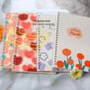 A5 Floral Spiral Notebook: Girlish Heart Study Stationery, Loose-Leaf Student Journal