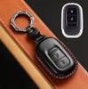 Genuine Leather Auto Key Fob Cover Case Housing Fit For Honda Civic 11Th Gen Accord Vezel Freed Pilot Zrv Ens1 Hrv Crv Auto Accessories