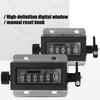 5/6 Digit Resettable Hand Pull Strokes Clickers Counter Manual Counter Industrial Punch Counting Device 0-99999/0-999999
