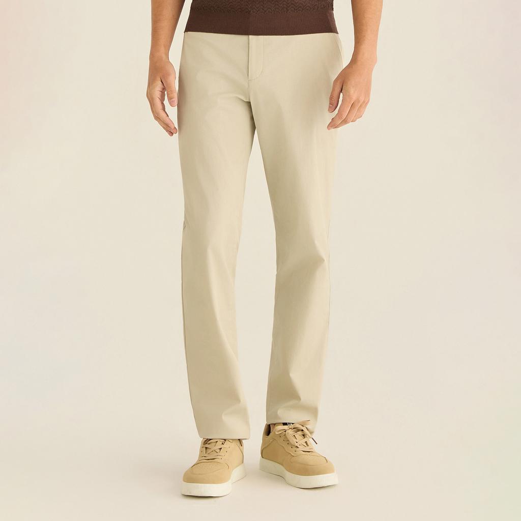 FERRAROMILANO Cotton Blend Twill Chino Pants L/Beige (Am0Gbpc25151)