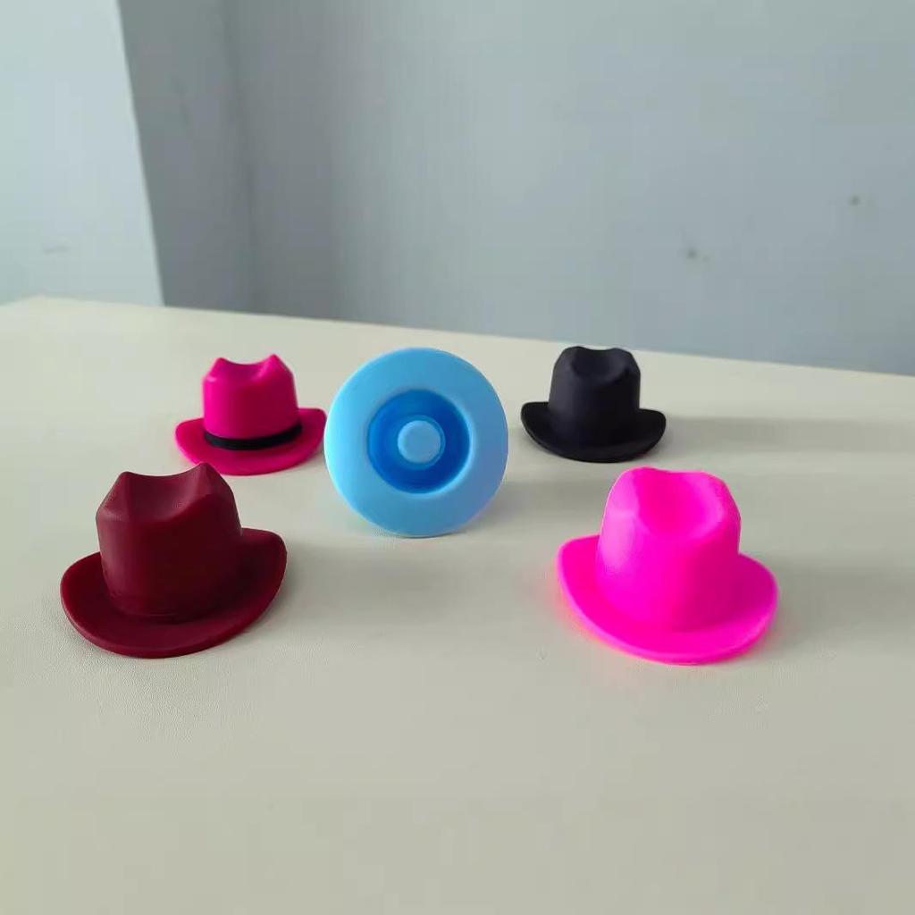 Top Hat Silicone Wine Bottle Stopper - Cross-Border Cap Seal for Red Wine