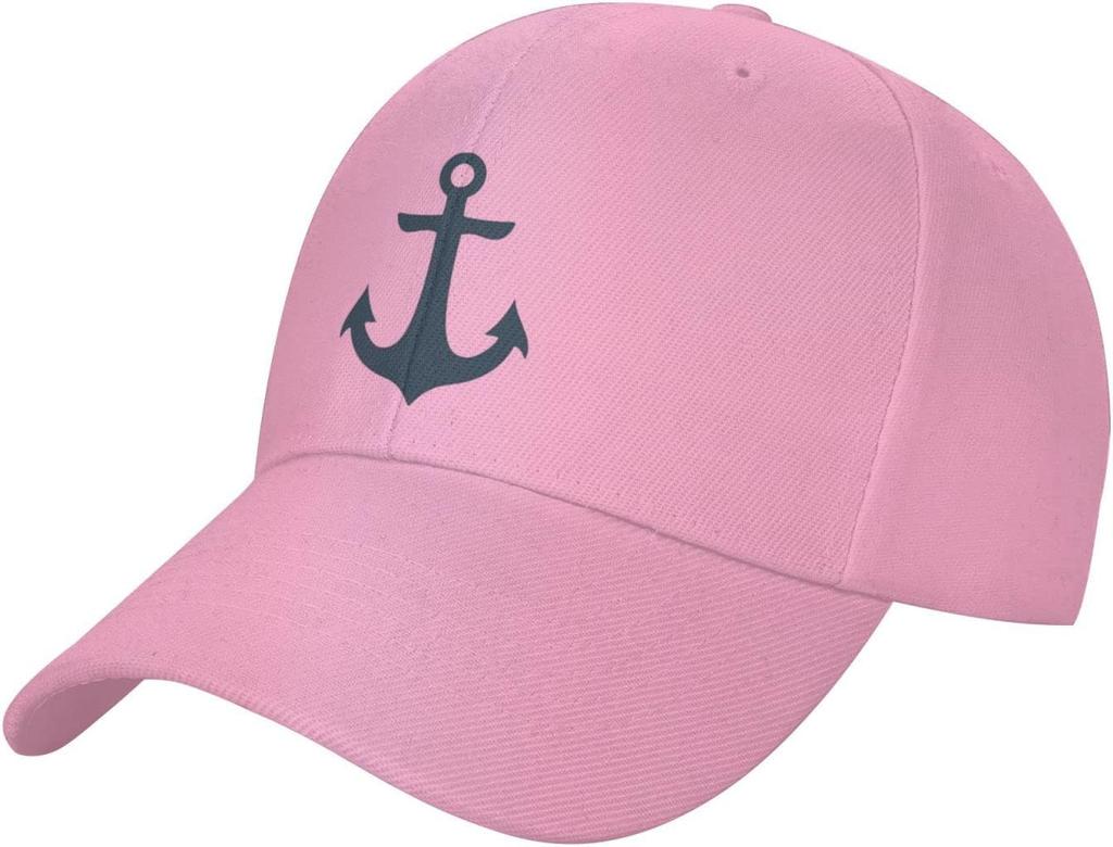Nautical Anchor Baseball Cap Unisex Cotton Adjustable Casual Summer Outdoor Trucker Hat
