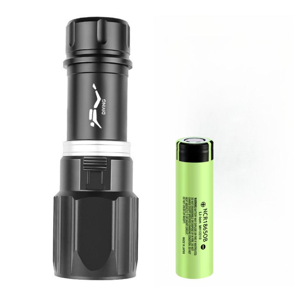 Portable XHP70 Diving Flashlight with High Brightness Convenient Magnetic Switch Amphibious Professional Diving Flashlight