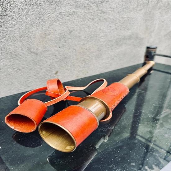 Brass Telescope with Leather Case Birthday, Anniversary Christmas Giftv