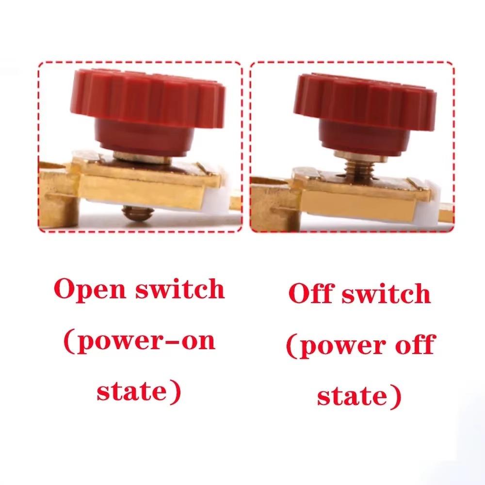 Battery Cut-off Car Battery Disconnect Switch Car Battery Terminal Isolator RV/ATV