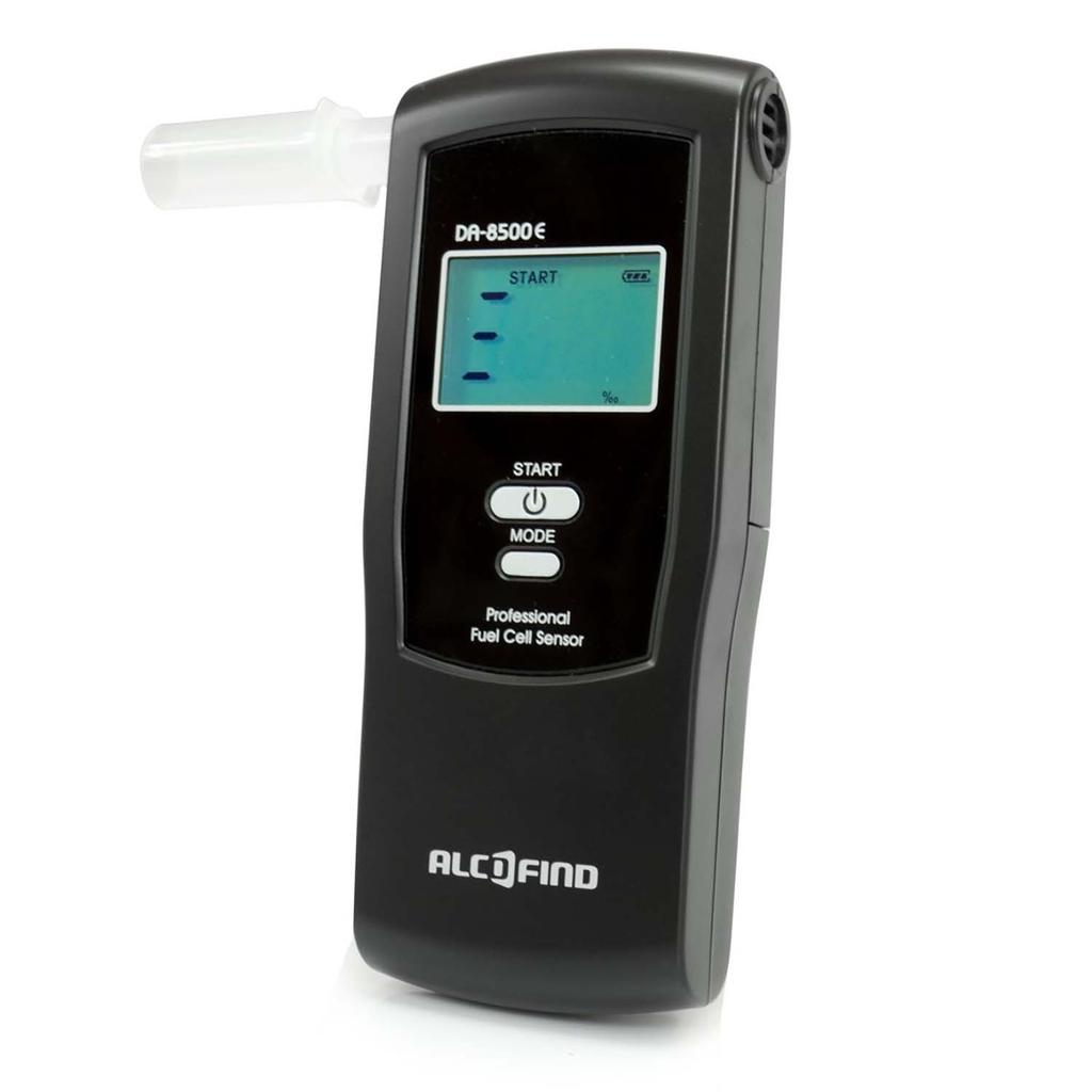 Electrochemical Breathalyzer Da 8500E + Mouthpieces