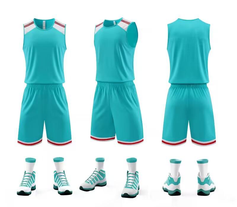 Children's Basketball Quick-Dry Jersey Set for College Competition