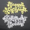 Happy Birthday Metal Cutting Dies Stencils Die Cut for DIY Scrapbooking Album Paper Card Embossing