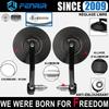 FENRIR Black Motorcycle Bike Bar End Mirror Bike Mirror Retro CNC Aluminum for Vehicle Inspection Compliant New Safety Standards Compliant Mirror