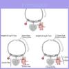 Stitch Cartoon Charm Bracelet Zinc Alloy Love Heart Pendant For Men Women Gift