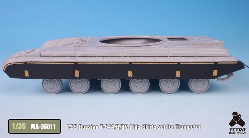 Tetra Model MA Series Russian Tank Side Skirt Set Plastic Model Parts MA3511 1/35 T-64A/B/BV (for TR)