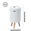 Smart Sensing Trash Can Household Living Room Bedroom Touchless Automatic Kitchen Recycle Waste Bin with Lid / 6 Rolls Trash Bag