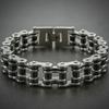 Rock and Roll 16MM Bicycle Chain Man Bracelet Wholesale Men's Bracelets Solid Stainless Steel Motorcycle Jewellery Accessories