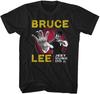 Bruce Lee Jun-Fan Hong-Kong Chinese Martial Arts Artist Icon Jeet Kune Do Tshirt Black