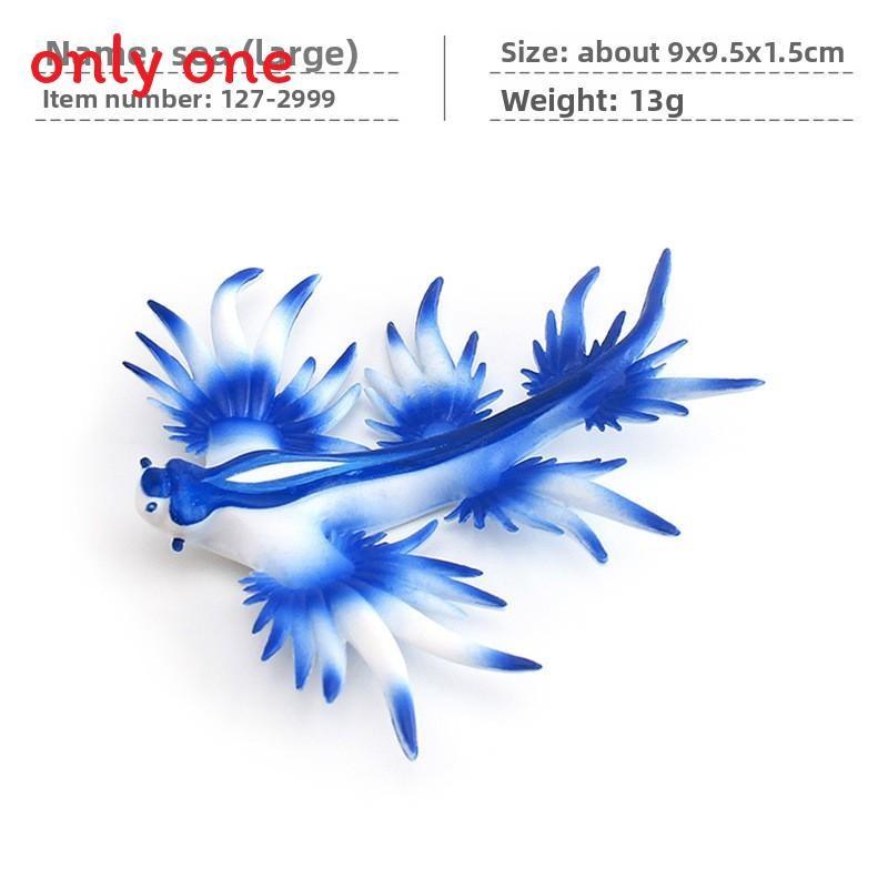 Sea Creature Sea Slug Squid Pvc Model Ornament For Aquarium Office Decoration