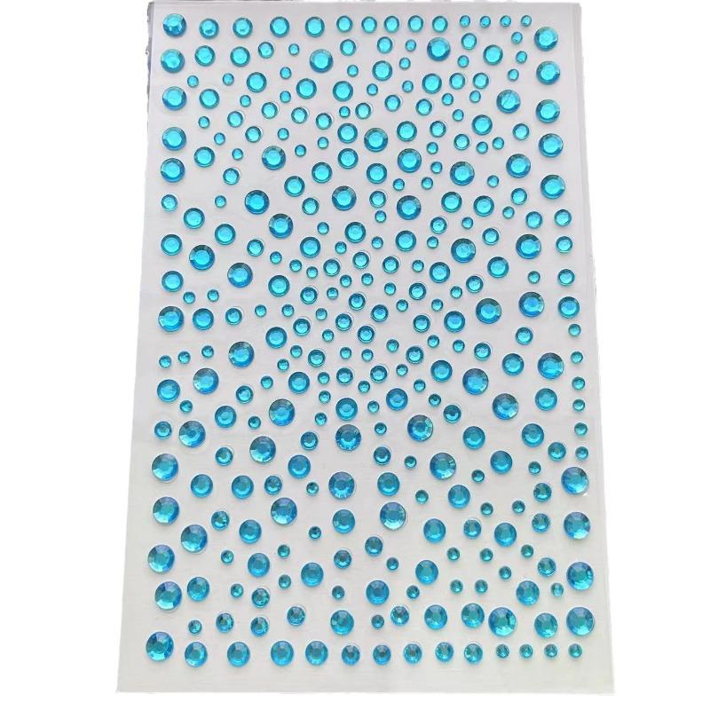 Self-adhesive Face Rhinestone Festival Face Jewels Rhinestone Stickers Faux Pearl Adhesive Decorations for Concert Makeup Hair