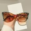 Vintage Cat Eye Sunglasses Women For Men Sun Glasses Punk Popular Luxury Brand Designer Sexy Ladies Metal Snake Shades Uv400
