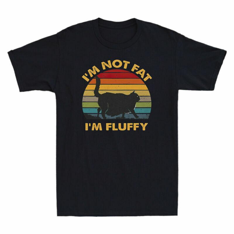 Shirt Im Tshirt Kitties Funny Im Fat Cat Retro Fluffy Not Cat Vintage Animal S
