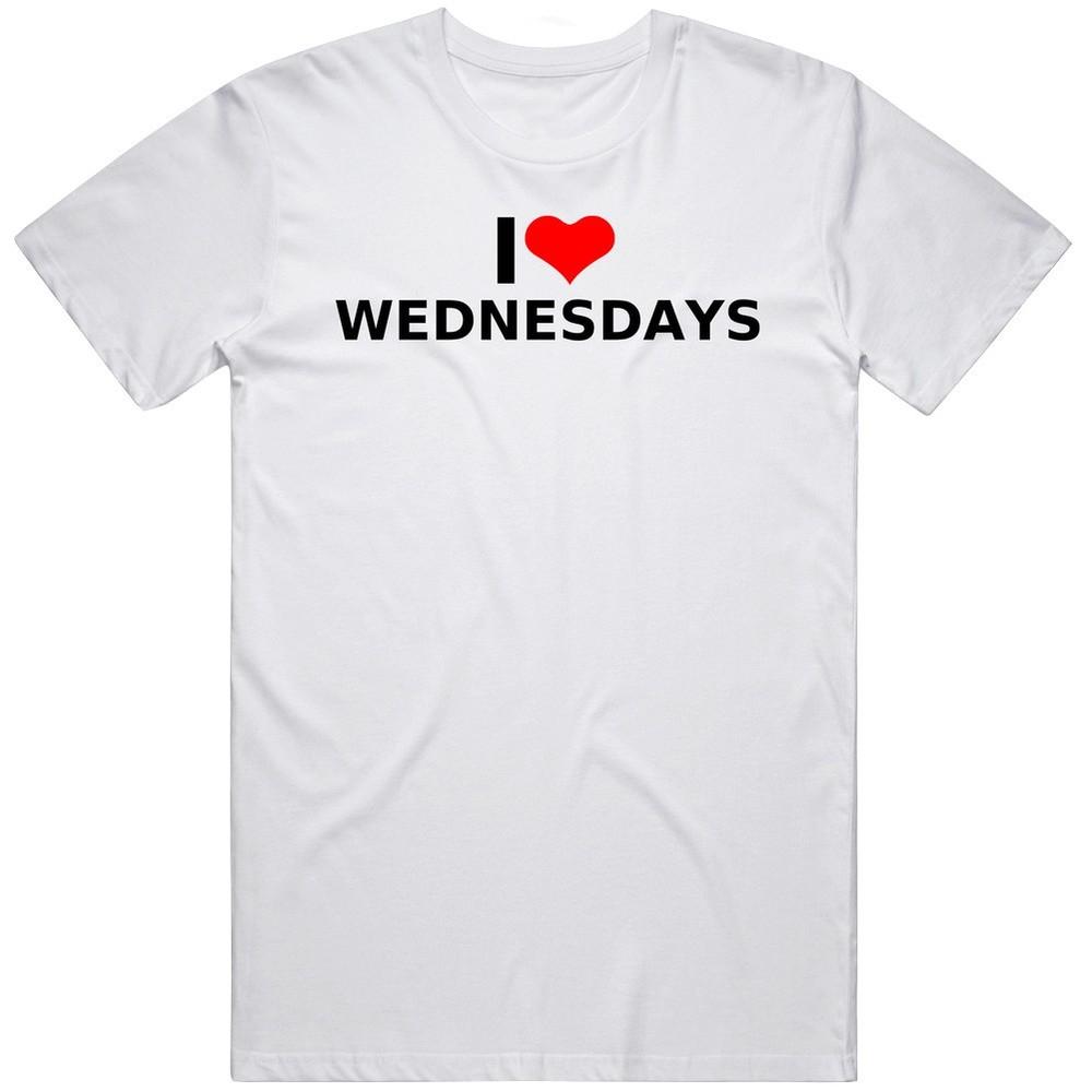 Я люблю Среду Отличная Идея Подарка Футболка Унисекс Футболка XXXXL
