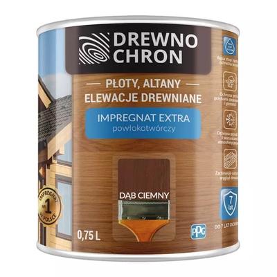 Drewnochron Impregnat Ciemny Dąb 0.75L - 5Imdr.Dąc0.7
