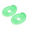 2Pcs Electric Toothbrush Charging Protective Mat Durable Drain Tray Waterproof Base Mat Electric Toothbrush Charging Accessories