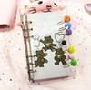 Wangdins Korean Heart-Inspired Transparent Planner Set