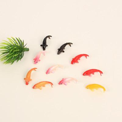 Mini Koi Fish Simulation Model for DIY Crafts & Jewelry Accessories Scene Landscaping